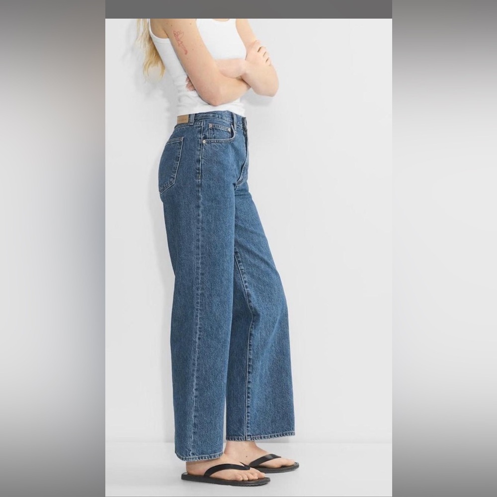 Aritzia denim forum the farrah hi-rise wide Jeans